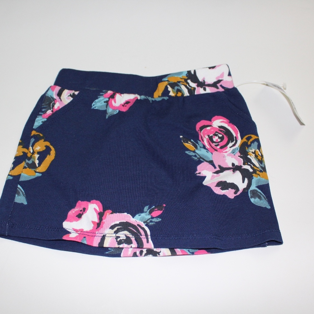 Old Navy blue floral skirt